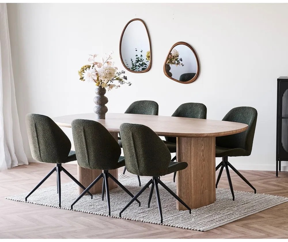 Трапезна маса от декор от ясен 110x210 cm Serra – House Nordic