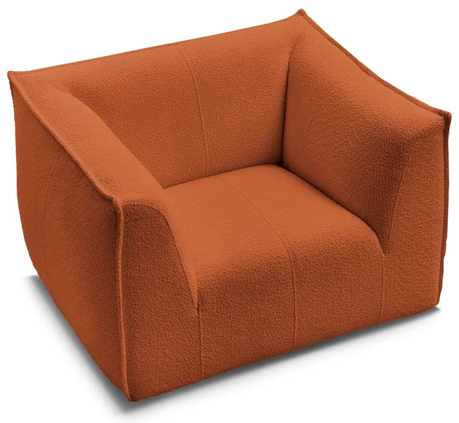 Оранжево кресло от прежда с примки от букле Giorgia – Bobochic Paris