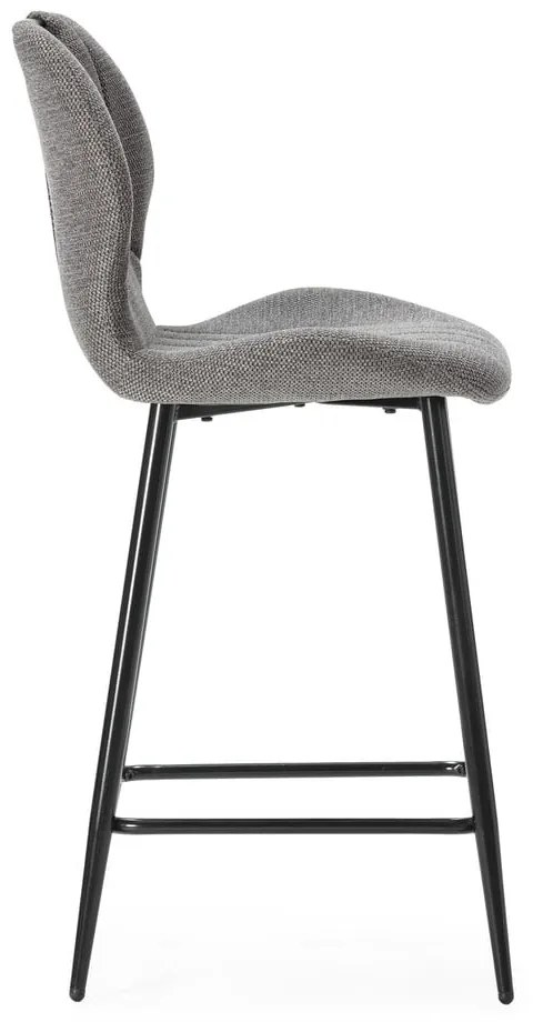 Сиви бар столове в комплект 2 бр. (височина на седалката 65 cm) Muli – Marckeric