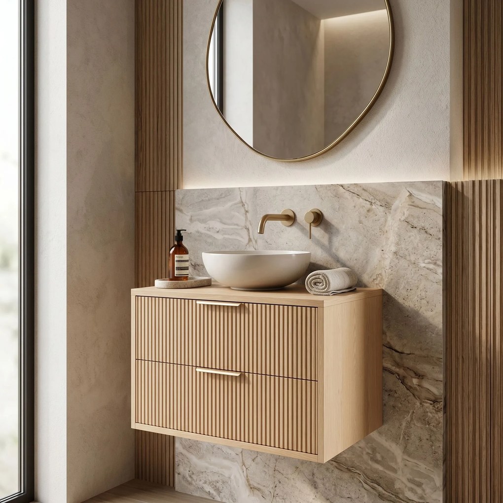 Шкаф за мивка Rea Mono 60cm Beige