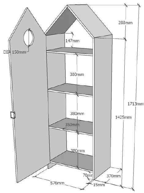Гардероб на Белия дом Casami - Vipack