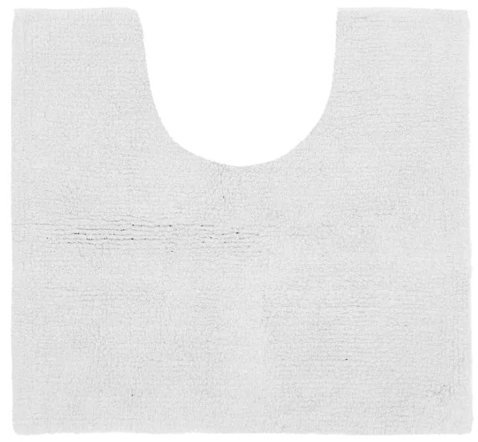 Бяла постелка за баня 50x45 cm Riva - Tiseco Home Studio