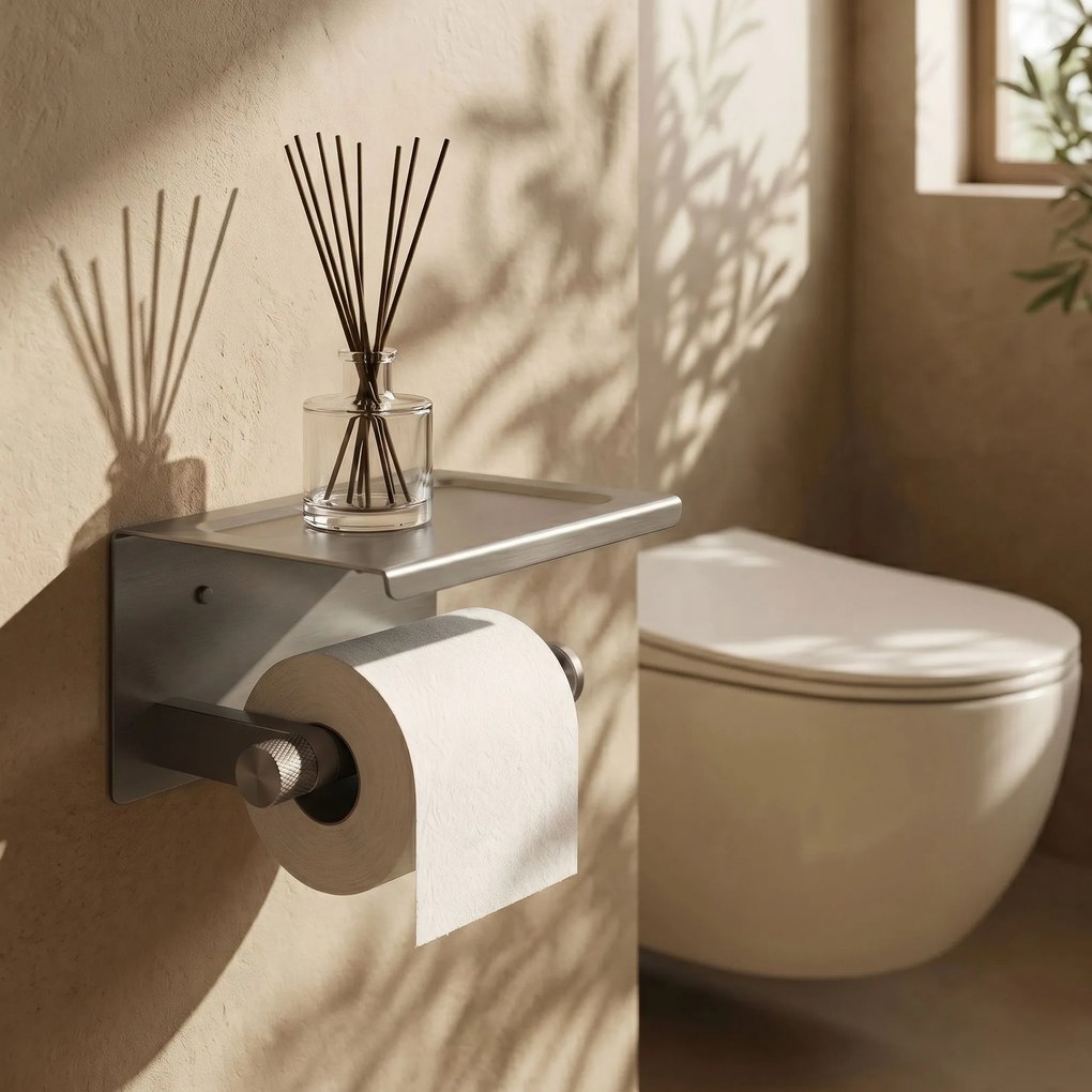 Държач за тоалетна хартия с рафт 39105A ORI Titan