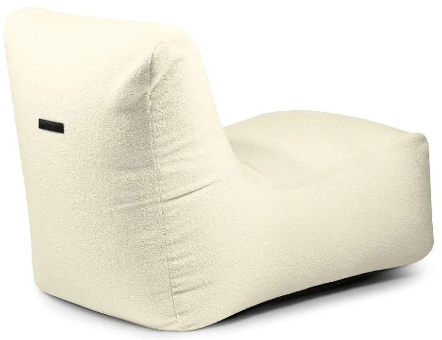 Кафяв пуф от букле Lounge – SLOWDOWN