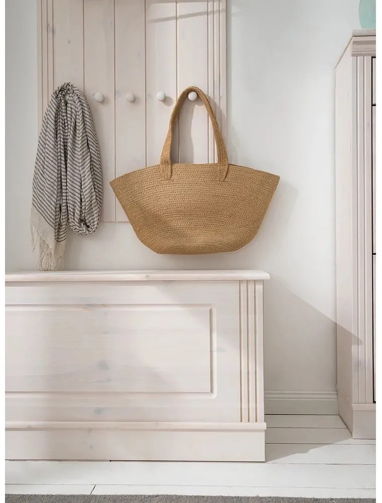 Бяла ракла от масивен бор 80x45 cm Anita – Støraa