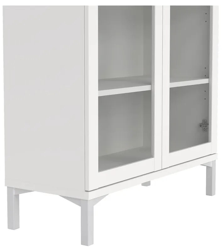 Бяла витрина 89x203 cm Roma - Tvilum