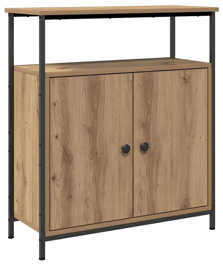 857473 vidaXL Сайдборд, дъб артизан, 70x30x80 см, инженерно дърво