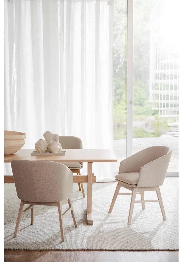 Светлосив вълнен килим 290x200 cm Auckland - Rowico