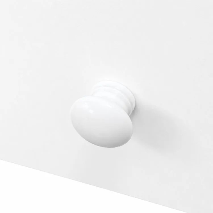 Луксозна тоалетка с LED огледало и табуретка – 2 чекмеджета, рафтове, шкафче