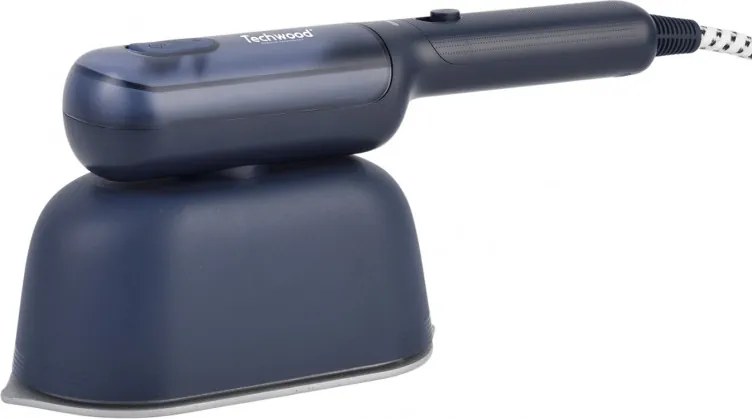 Уред за гладене с пара Techwood TDV-1204F, 1200W, 110 ml, 17 g/min, Вертикално и хоризонтално гладене, Тъмносин