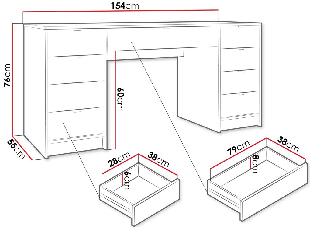 Тоалетка Tireno plus-Mpez