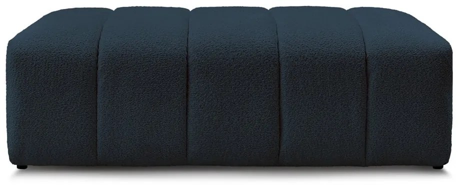 Тъмносиня табуретка от прежда с примки от букле Annecy – Bobochic Paris