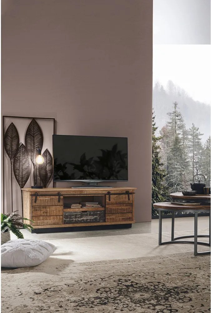 Метална декорация за стена 61x135 cm Adhira – Bizzotto