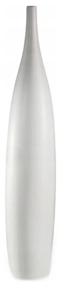 Бяла керамична ваза, 70 см