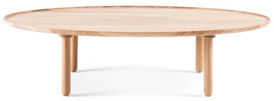 Дъбова маса за кафе в естествен цвят 65x120 cm Mu - Gazzda