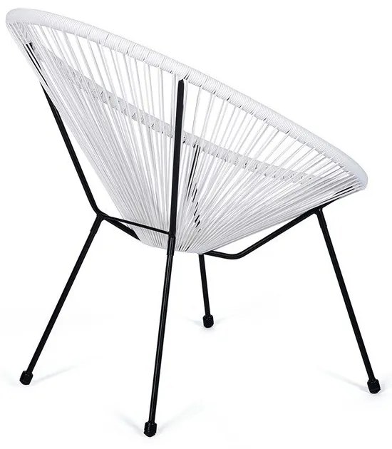 Бял градински стол метален/пластмасов Avocado Comfort – Bonami Selection