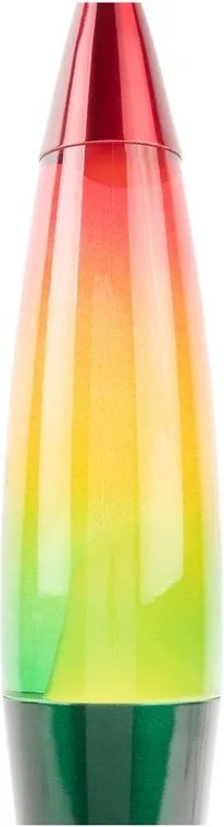 Зелена стъклена лава лампа (височина 41,5 cm) Rainbow Rocket Lava – Leitmotiv