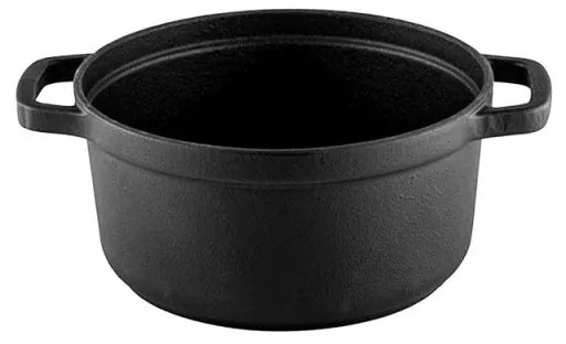 Чугунена тенджера Muhler Tika MR-2048CI, 20x10 см, 2 л, Индукция, Черен