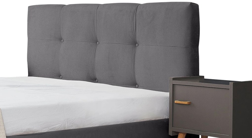 Тапицирано легло Famous-Gkri-90 x 200-Ξύλα Ελάτου