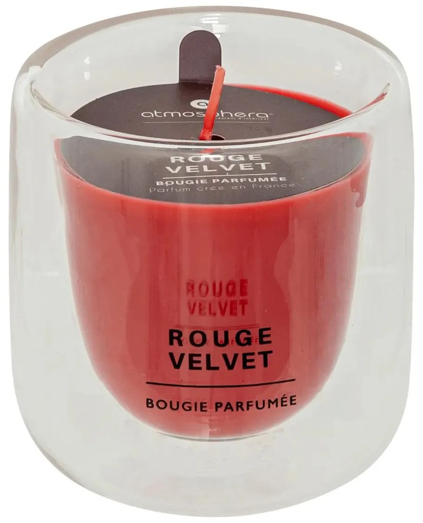 Ароматна свещ atmosphera Ilan, Стъкло, 130 g - Red Velvet