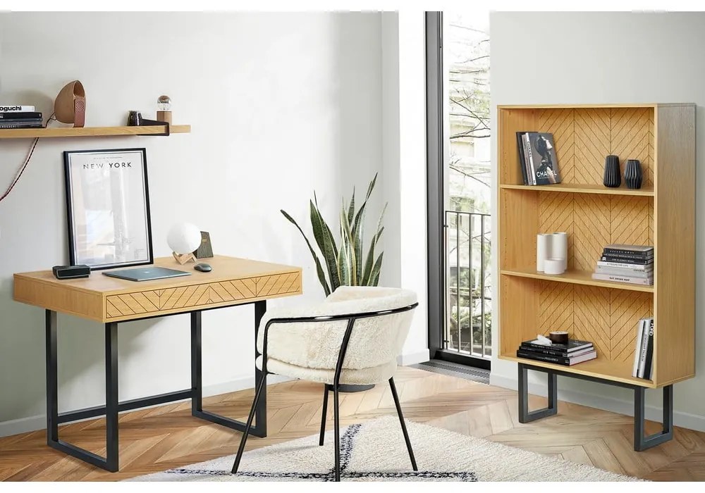 Етажерка за книги в дъб 90x150 cm Camden - Woodman