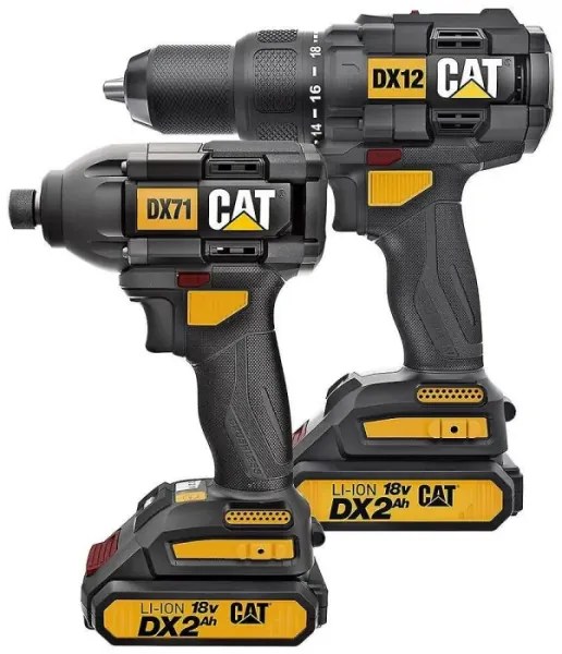 Акумулаторни Гайковерт и Бормашина Cat DX12K 2x18V