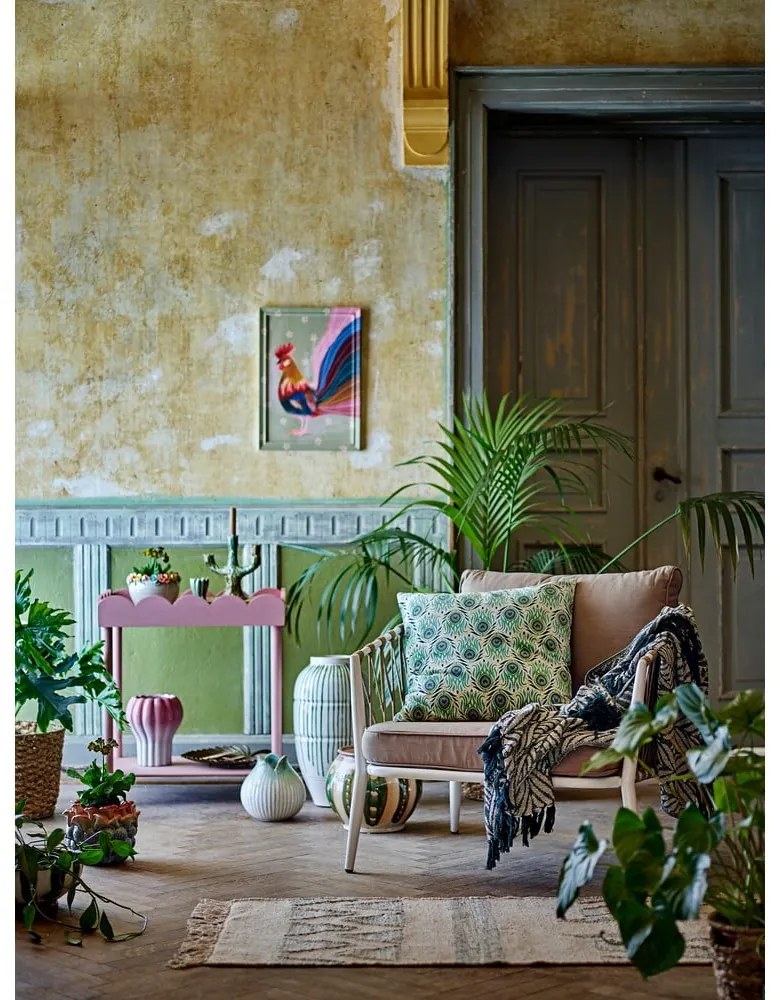 Розова конзолна маса от масивен бор 40x60 cm Isola – Bloomingville