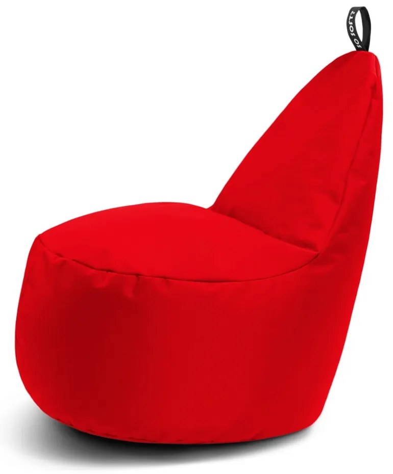 Червен пуф Lull XL – So Soft?