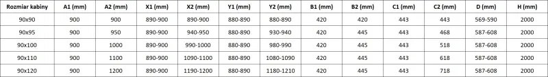 Mexen Rox Двойна плъзгаща душ кабина 100 x 90 см, прозрачна, хром - 8C2D-100-090-01-00