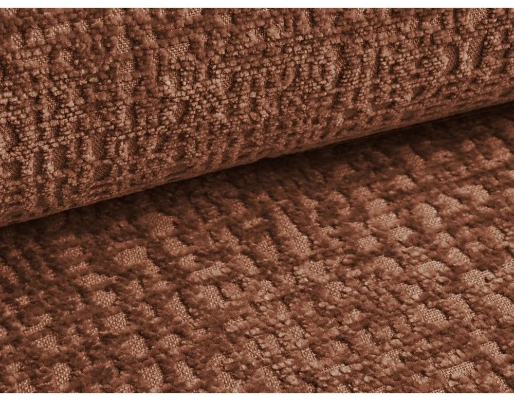 Разтегателен диван с място за съхранение в тухлен цвят 238 cm Kalena – Makamii