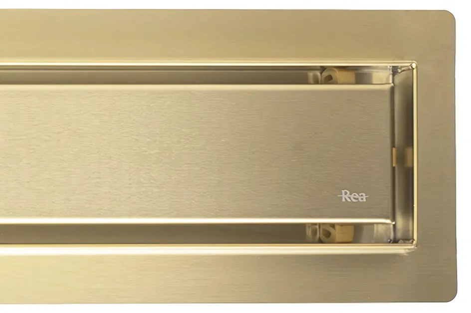 Линеен отводнител Rea Neox brush gold 50