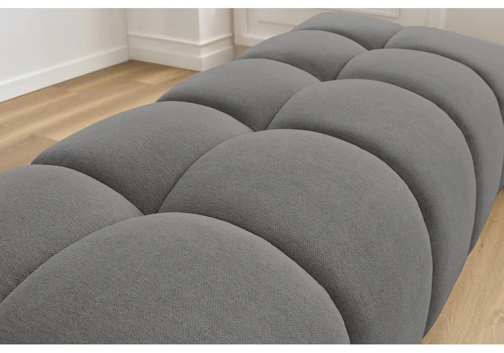 Тъмно сива табуретка за крака Mont-Blanc - Bobochic Paris