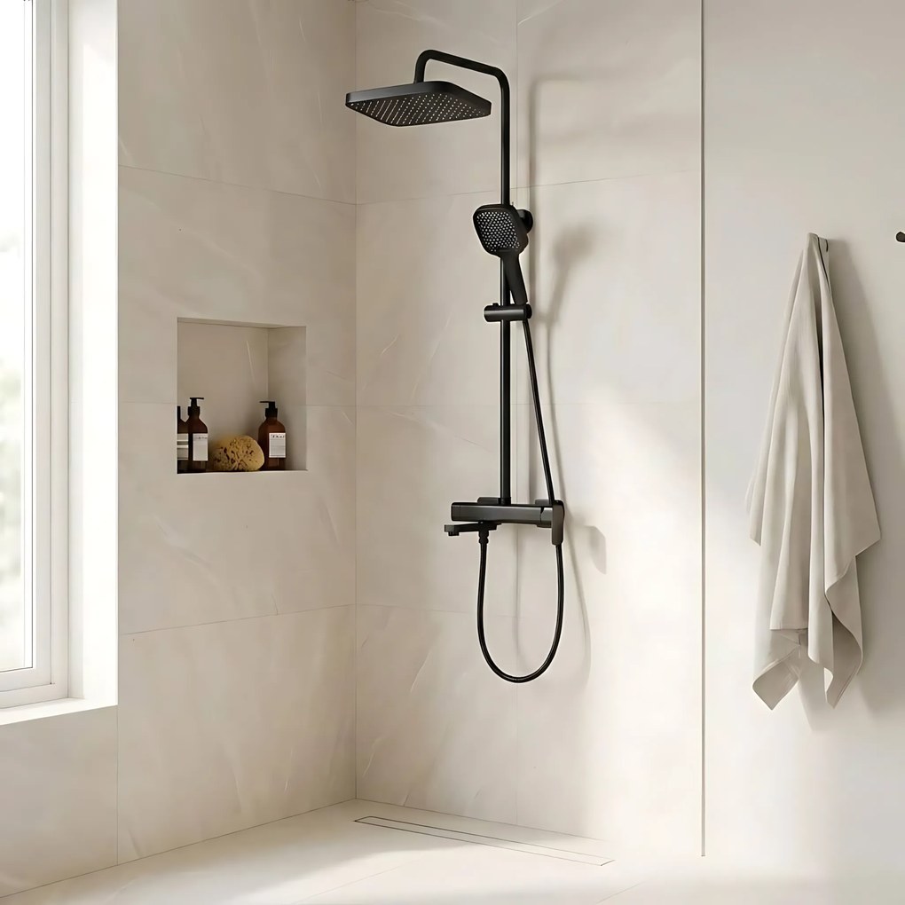 Комплект за душ Rea Arlo Black