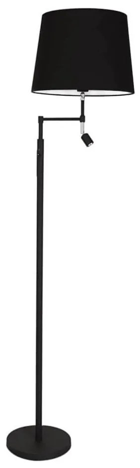 ByRydens 1988780-4007-LED Подова лампа ORLANDO 1xE27/5W/230V+LED/3W черна