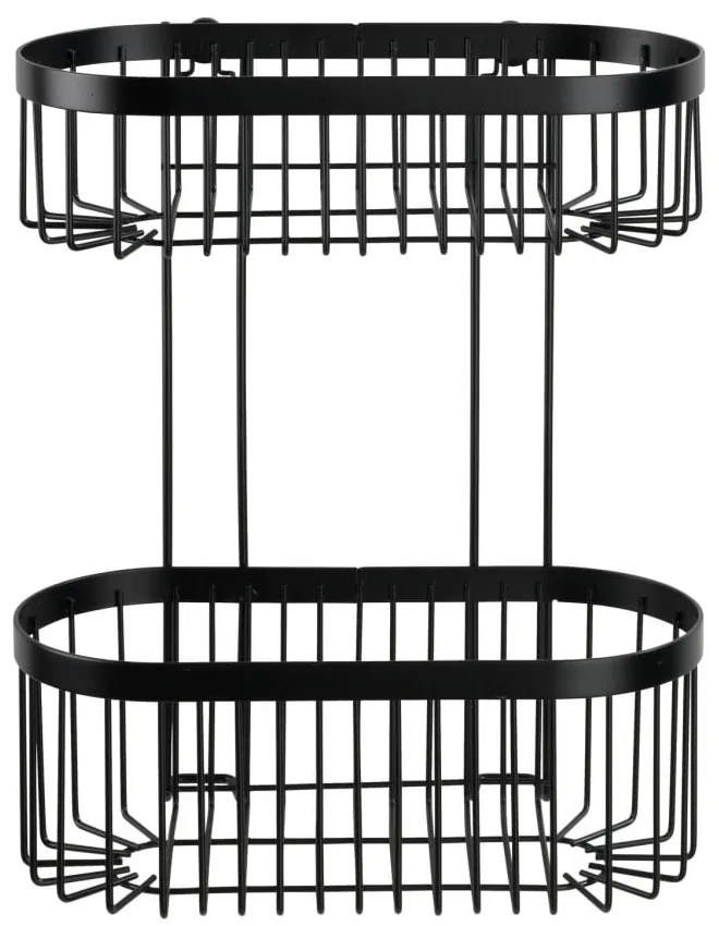 Кошница за стена Black Classic Plus 2 Tier - Wenko