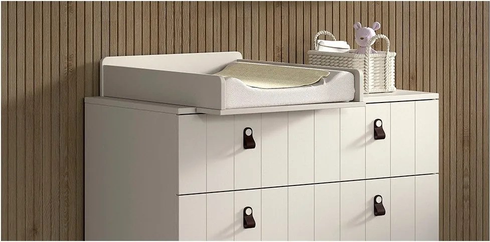 Бежова маса за повиване Sezane – Vipack