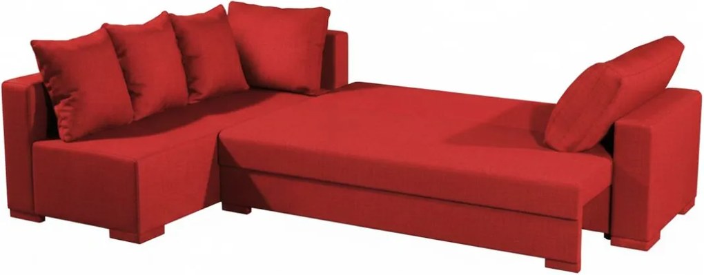 Ъгъл диван Trendy-Right-285φ 185β cm.-Red