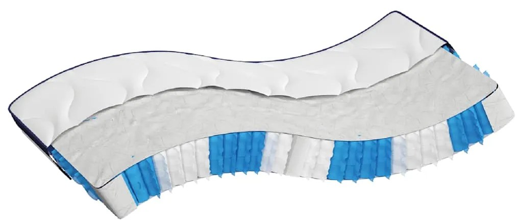 372852 vidaXL Матрак покет пружини, средна твърдост, 140x190 см