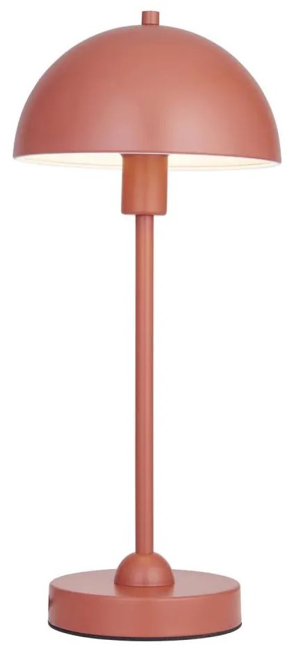 Endon 98496 - Настолна лампа SAROMA 1xE14/7W/230V в цвят тухла