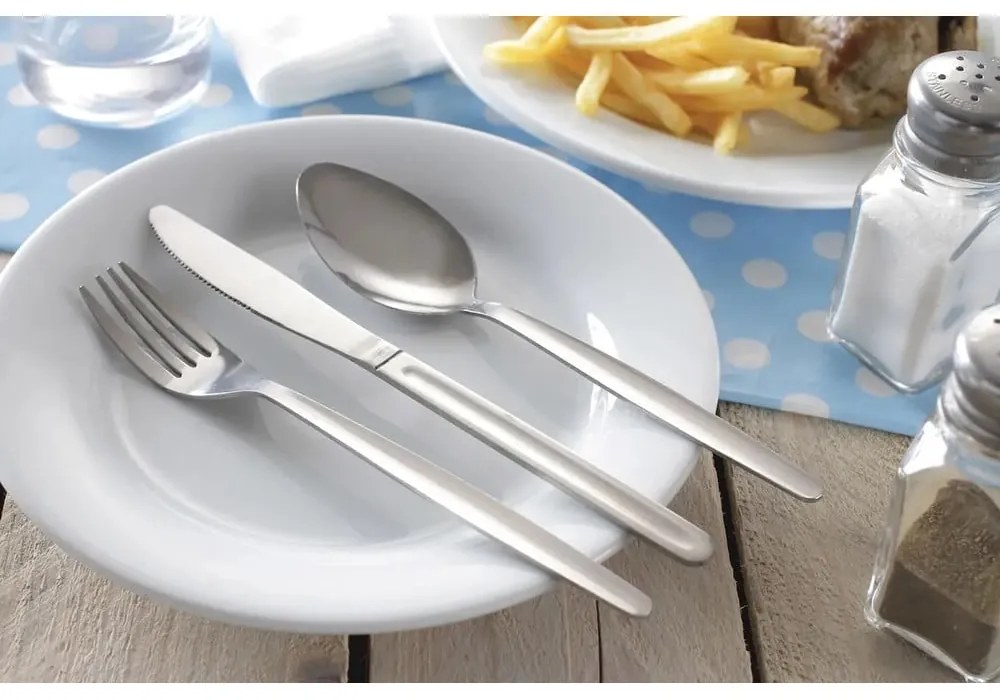 Комплект от 12 лъжици от неръждаема стомана Budget Line - Hendi