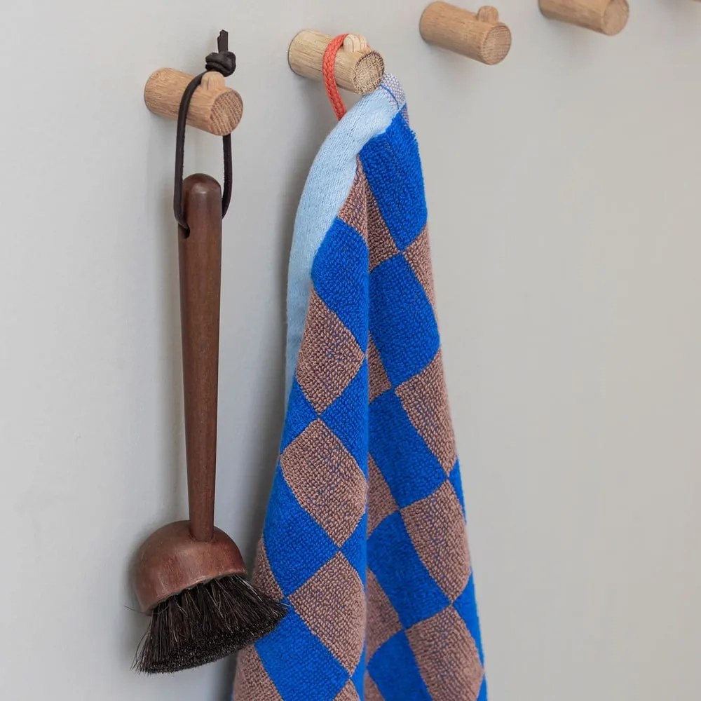 Синьо-кафяви кърпи от органичен памук в комплект от 2 броя 40x55 cm Retro - Mette Ditmer Denmark