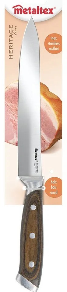 Нож за рязане от неръждаема стомана Heritage - Metaltex