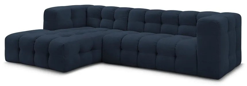 Тъмносин ъглов диван Cloud – Bobochic Paris