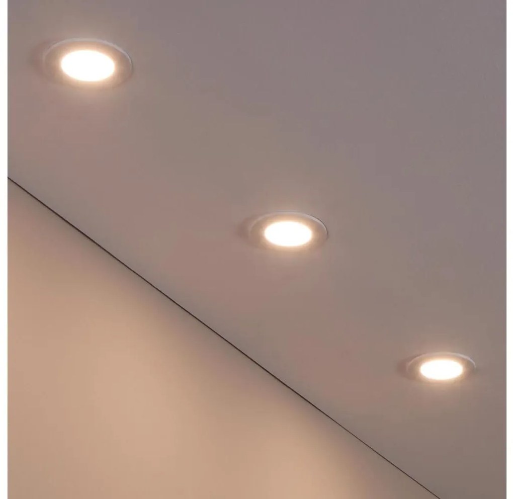 Eglo 31741 - Комплект 3xLED димируемо осветително тяло FUEVA-Z 1xLED/2,8W/230V IP44 в бяло