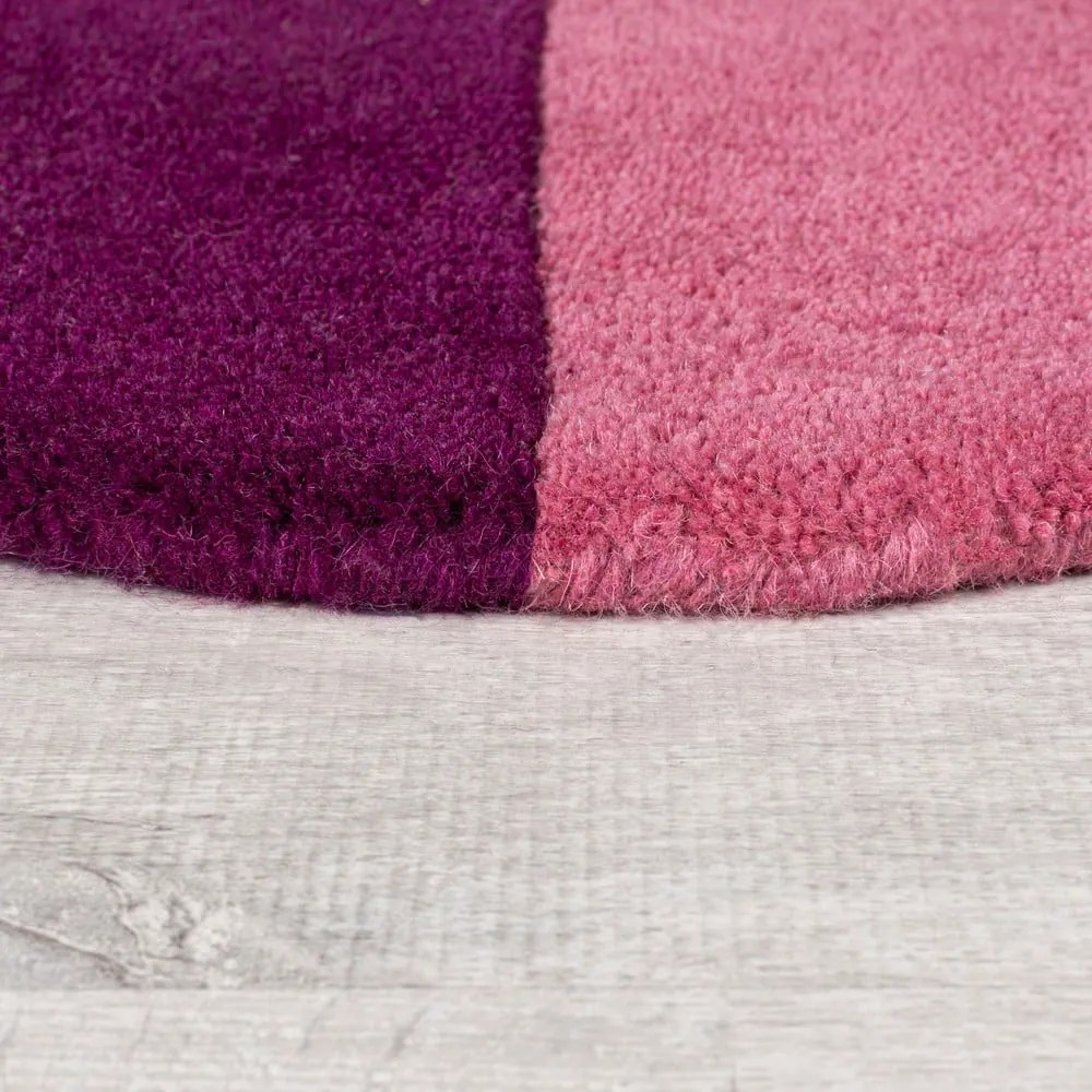 Бежов ръчно изработен вълнен килим 120x170 cm Mia Textured Scallop – Flair Rugs