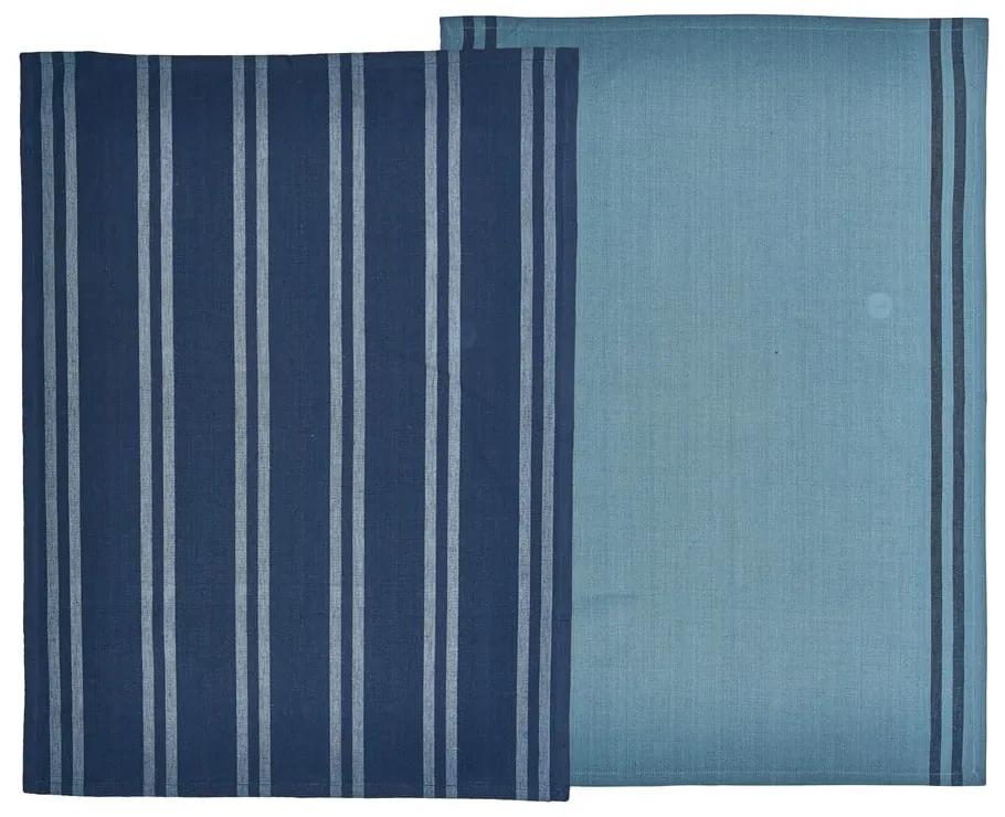Комплект от 2 сини памучни кърпи за чай , 50 x 70 cm Soft Tools - Södahl