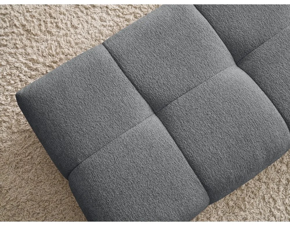 Тъмносива шенилова табуретка Everest – Bobochic Paris