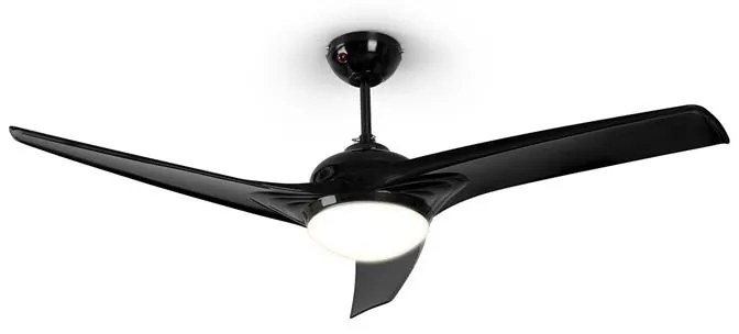 Klarstein Figo, вентилатор за таван 52" , (132 cm ), мощност 55W, черен