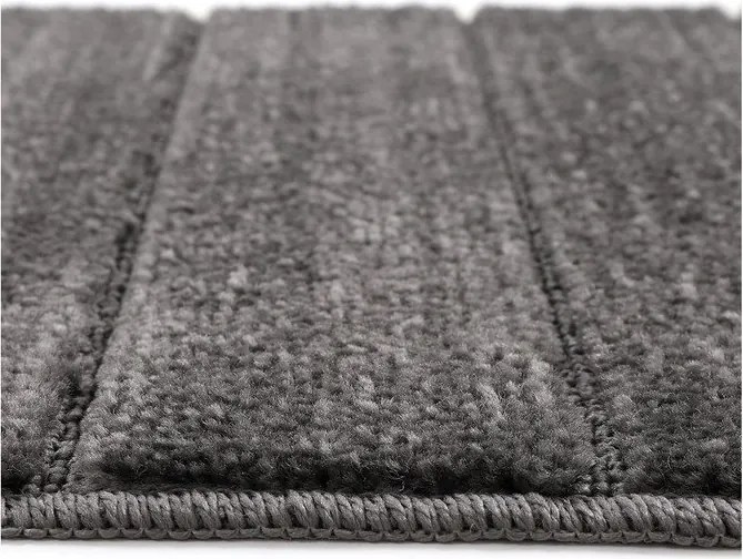 Антрацитни килими за баня в комплект 2 бр. 50x80 cm Yeni Cizgli – Foutastic