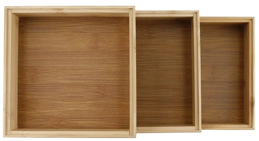 Бамбукови органайзери за чекмеджета в комплект от 3 Copco - Kitchen Craft